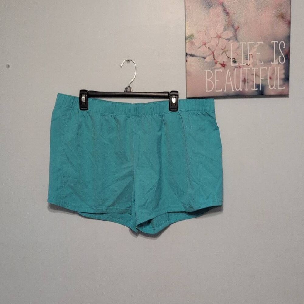 Columbia PFG Tamiami Shorts Women Plus XL Green Fishing Swim Trunks